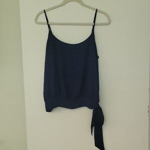 Lilly Pulitzer Blue Tie Front Camisole